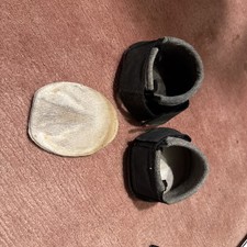 Hufschuhe, Leder, Länge 14cm/Breite 11cm