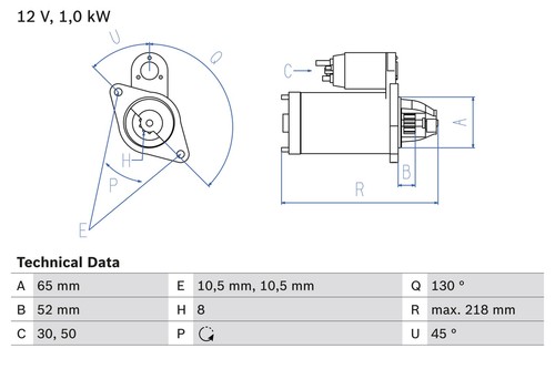 Bosch anlasser starter - anlasser,
