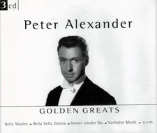 3er CD-Box "Peter Alexander - Golden Greats", je 20 Titel, 2010, Disky Europe