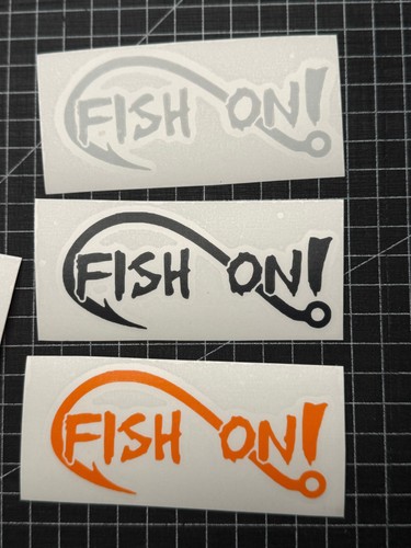 Aufkleber sticker fish on - /,
