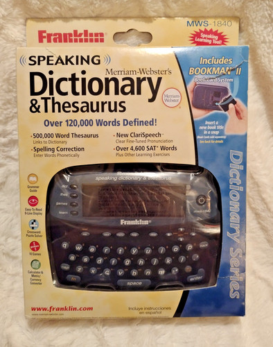 Franklin mws 1840 - mws-1840, speaking