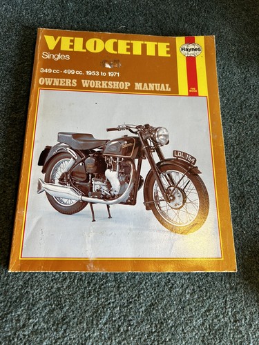 Haynes manual 186 velocette - haynes,