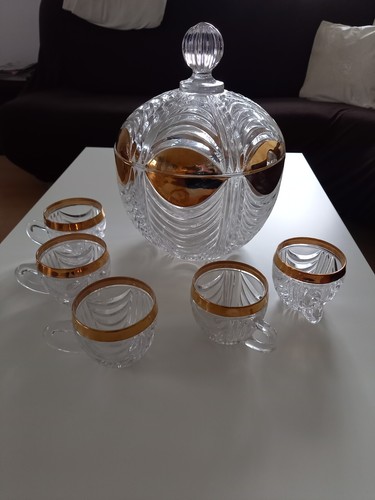 Bowle service bleikristall - bowle, bleikristall 