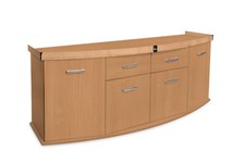 (910,00€/Stk.) diversa Aquarium Unterschrank Solid 200x60x75cm gebogene Front