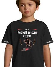 lustiges Fußball Kinder T Shirt Freizeit Kicker Geschenk Wunschname Motiv 7