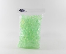 Schlumpf Miniaturen === 100 x Mini Schlümpfe Minis transparent grün mit Öse