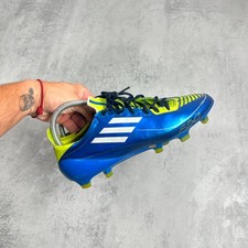 Adidas F50 Adizero Fußballschuhe Herren UK 7 blau grün Fußball Stollen 2011