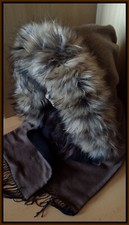 MERRYLAND Kapuzenschal Echt