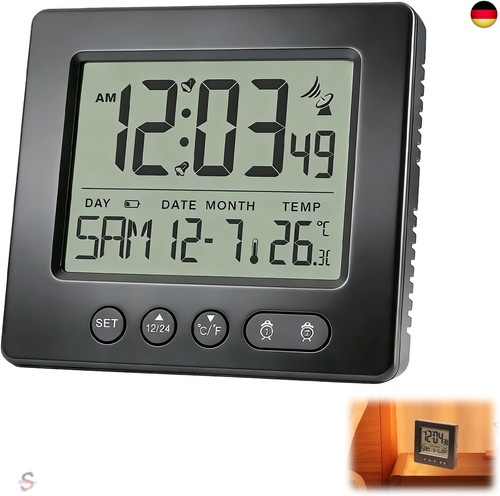 Digitaler funk wecker - digitaler,