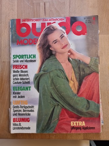 Burda moden zeitschrift - moden, 4/1991