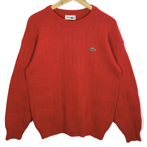 Pullover netzmuster rot - pullover,