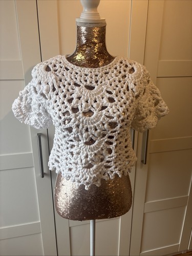 Zara häkel oberteil - neu, s-l