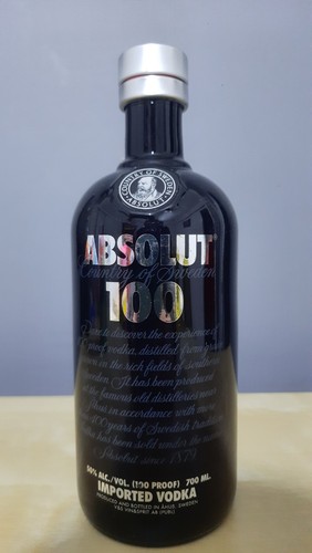 Absolut vodka 100 - 100, limited