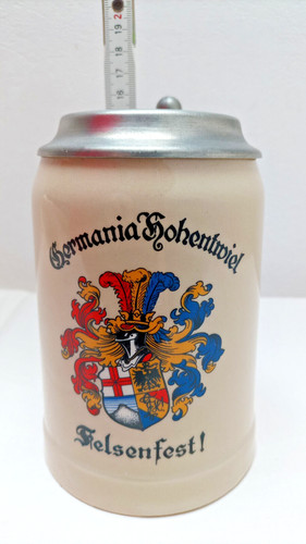Steingut bierkrug 5 l - 0,5,