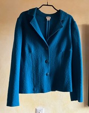 Hess Natur Walk Jacke Schurwolle Petrol Damen Größe 42 Öko