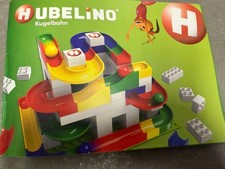 Hubelino Kugelbahn Set - Bahn Kurven Geraden - ca.120 Teile - TOP! 
