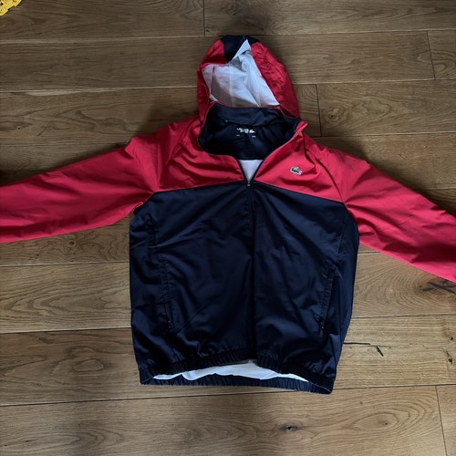 Lacoste jacke rot blau - lacoste, top
