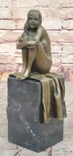 Bronze statue nouveau - bronze,