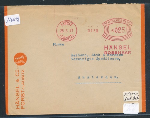 116048 ausl brief 1931 afs - ausl.-brief,