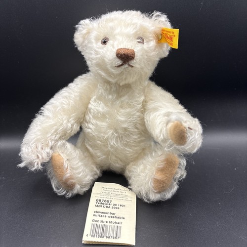 Steiff genuine mohair teddy - mohair,