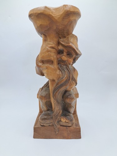 Vintage holz kerzenständer - vintage,
