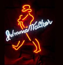 Leuchtreklame Johnnie Walker Neon Sign Bier Bar Wand Dekor Schild Licht 19"x17"