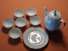 Kaffeegeschirr Seltmann Weiden Bavaria Nova (weiß mit Goldrand)