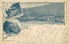 Ansichtskarte Bad Luisenthal Gasthof Luisenthal 1897  (Nr.849)