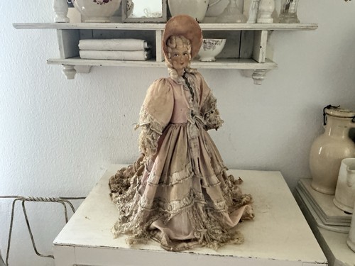 Alte boudoir doll teepuppe - doll,