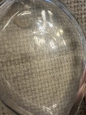 Antike mundg. Glasflasche um 1900 – Gravur „Der Becker bäckt für uns kein Brod…