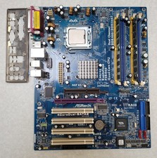 Mainboard ASRock 4CoreDual-SATA2 Sockel 775, Intel Core 2 Duo E7400, 2GB DDR2