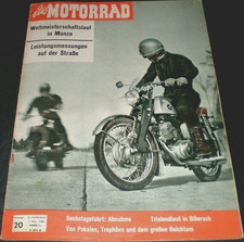 Das Motorrad 20/60 WM-Lauf in