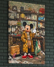 Micky Maus Leinwand Bild