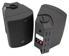 Dynavox PB-402 3-Wege-Boxen, Halterung für Wand und Decke, 160 Watt Schwarz Paar