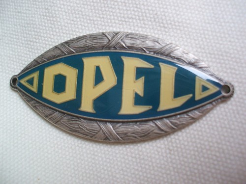 Opel auge firmenzeichen email - auge,