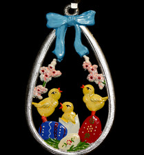 Ostermotiv Kücken aus Zinn