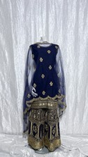 Navy Blue Sharara Suit |