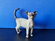 Schleich 16653 Siamkatze - 1997 - Haustier Siam Katze weiß