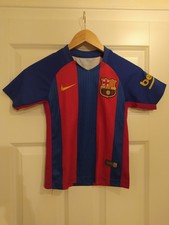 FC Barcelona Kids Fußball-Trikot Messi Nr.10 Gr. 104 Nike Dri-Fit