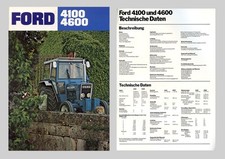 FORD 4100  4600 Schlepper Hinterrad Allrad Original 1975