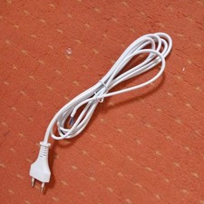 Euro-Netzkabel 2m, 2-polig, Europa Anschlusskabel mit Stecker für zB Lampen