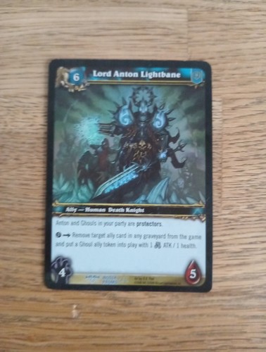 Wow tcg karte - lord, anton