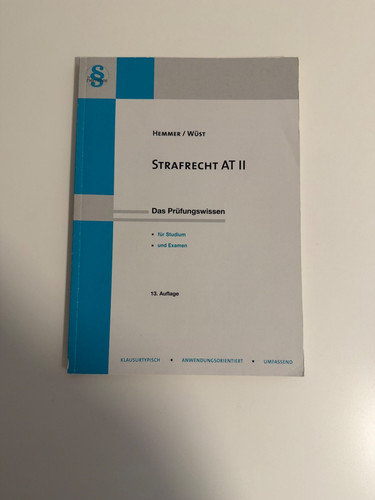 Strafrecht skript hemmer - skript,