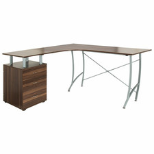 hjh OFFICE Eckschreibtisch Schreibtisch Computertisch CASTOR I 152 x 144 cm