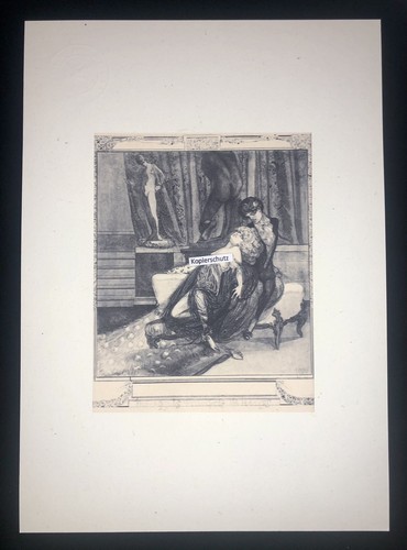Erotische lithographie nach - lithographie,
