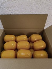 24 leere Maxi Ü Ei Kapseln 8 cm basteln Adventskalender Tombola Hochzeit Hüllen 