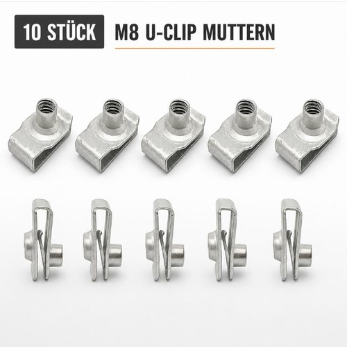 10stk schnappmuttern - schnappmuttern, m8