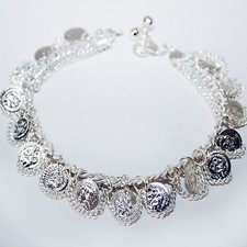 Fußkettchen Münzen 1 Stück