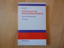 Selchert Einführung in die Betriebswirtschaftslehre Übersichtsdarstellungen