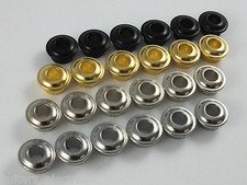 6 REDUZIERHÜLSEN BUCHSEN für Vintage Style Maschinenköpfe Gitarre 8 mm bis 10 mm.